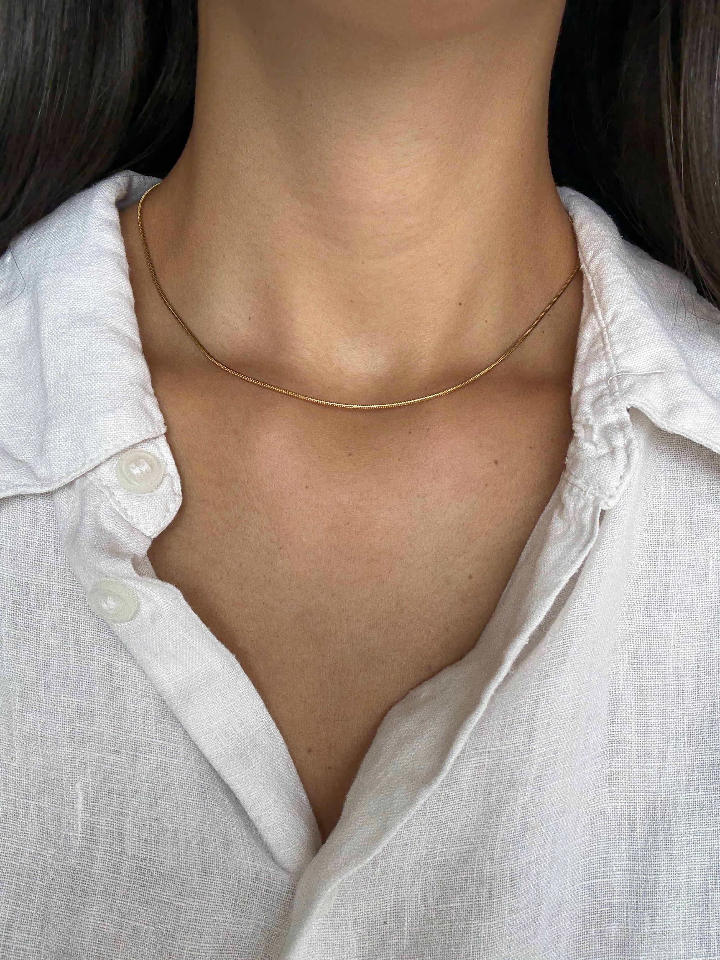 Collana Invisible Gold
