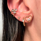 Orecchino Cuff Clover