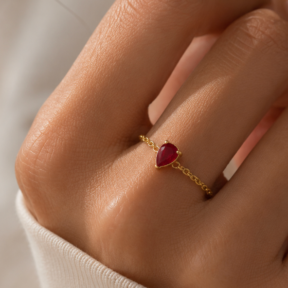 Anello Chainy Drop