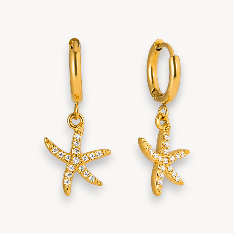 Orecchini Hoop Starfish