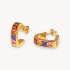 Orecchini Rainbow Heart