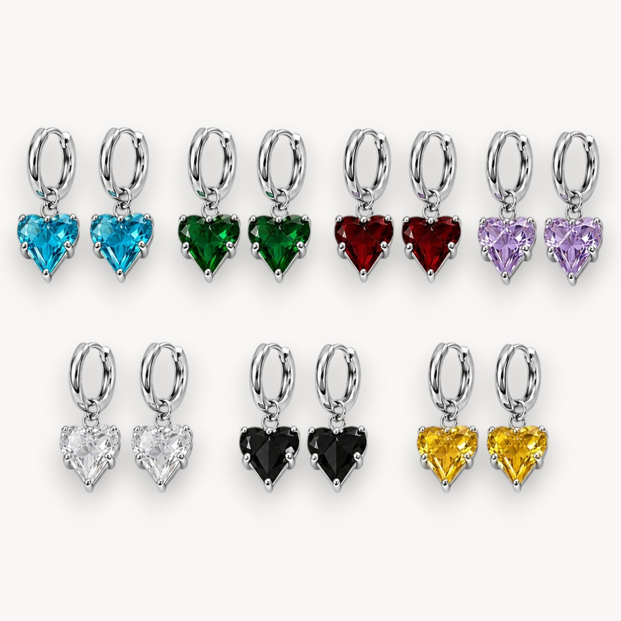Orecchini Hoop Frozen Heart