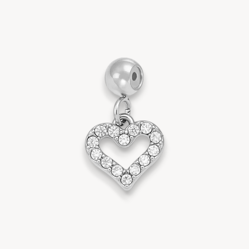 Charm Sparkly Heart