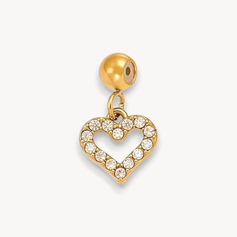 Charm Sparkly Heart