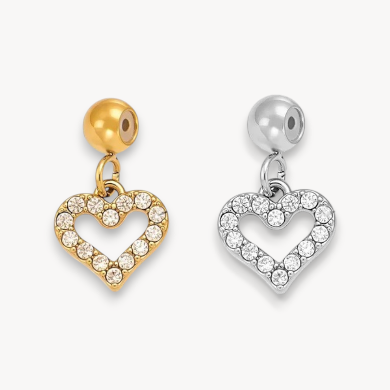 Charm Sparkly Heart