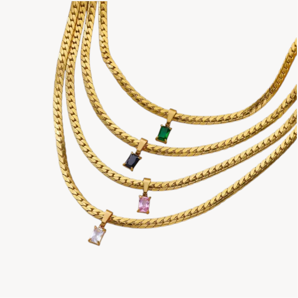 Collana Bold Baguette
