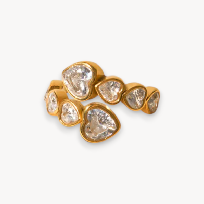 Anello Heart Duo