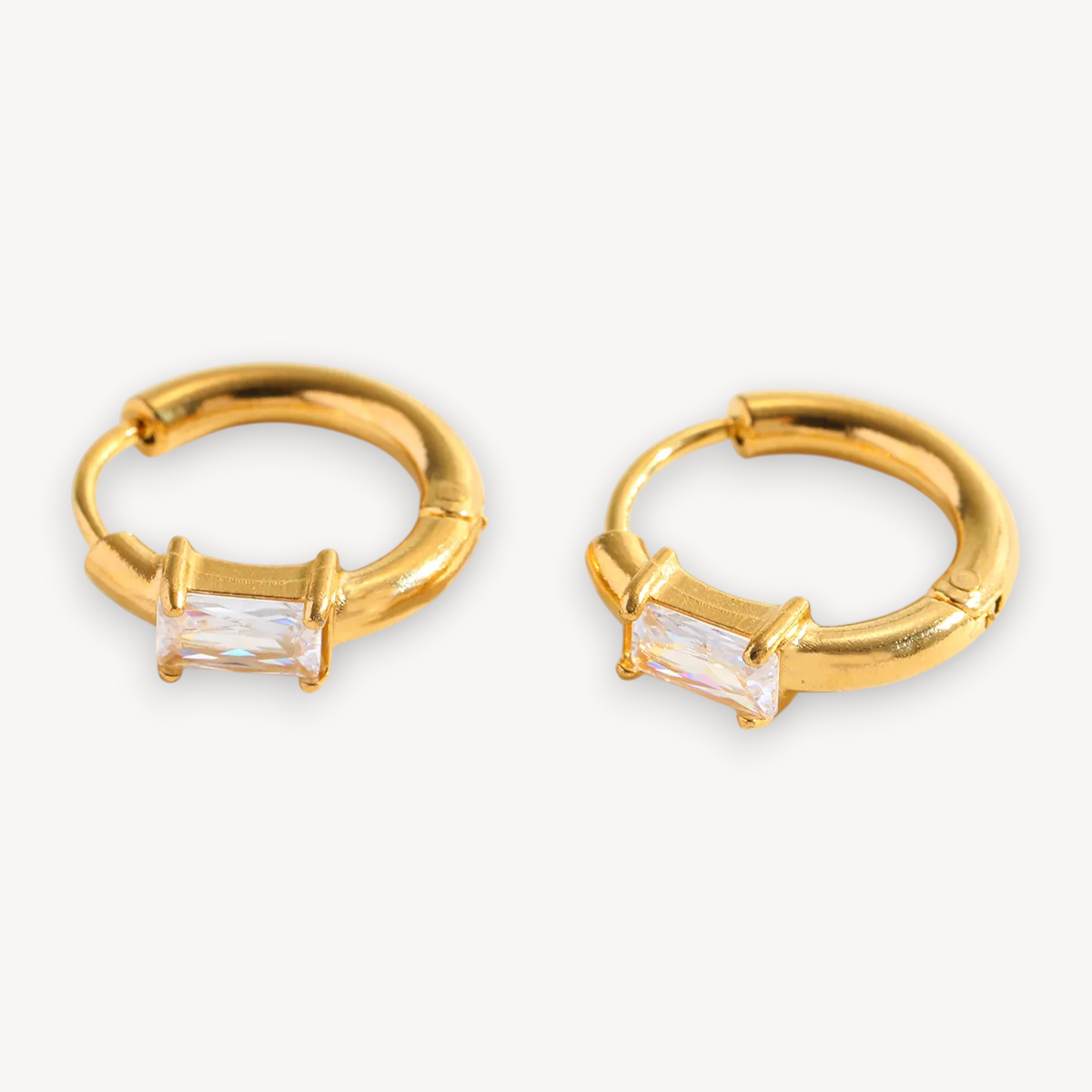 Orecchini Hoop Sparkly Shape