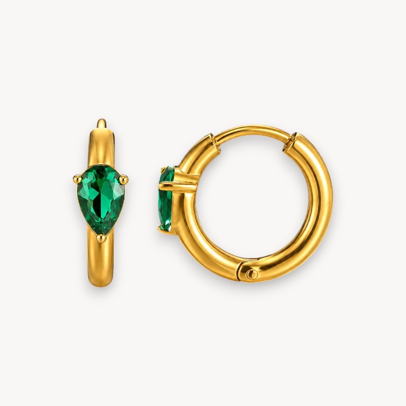Orecchini Hoop Sparkly Shape Color