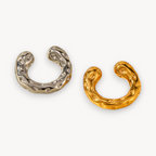 Orecchino Cuff Bold Martellato