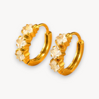 Orecchini Hoop Crystal
