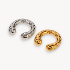 Orecchino Cuff Bold Martellato
