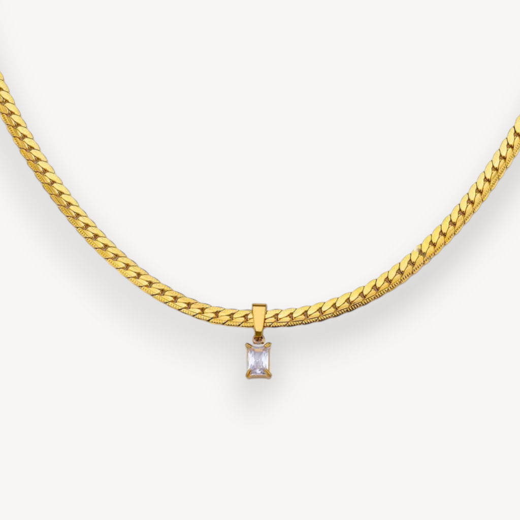 Collana Bold Baguette