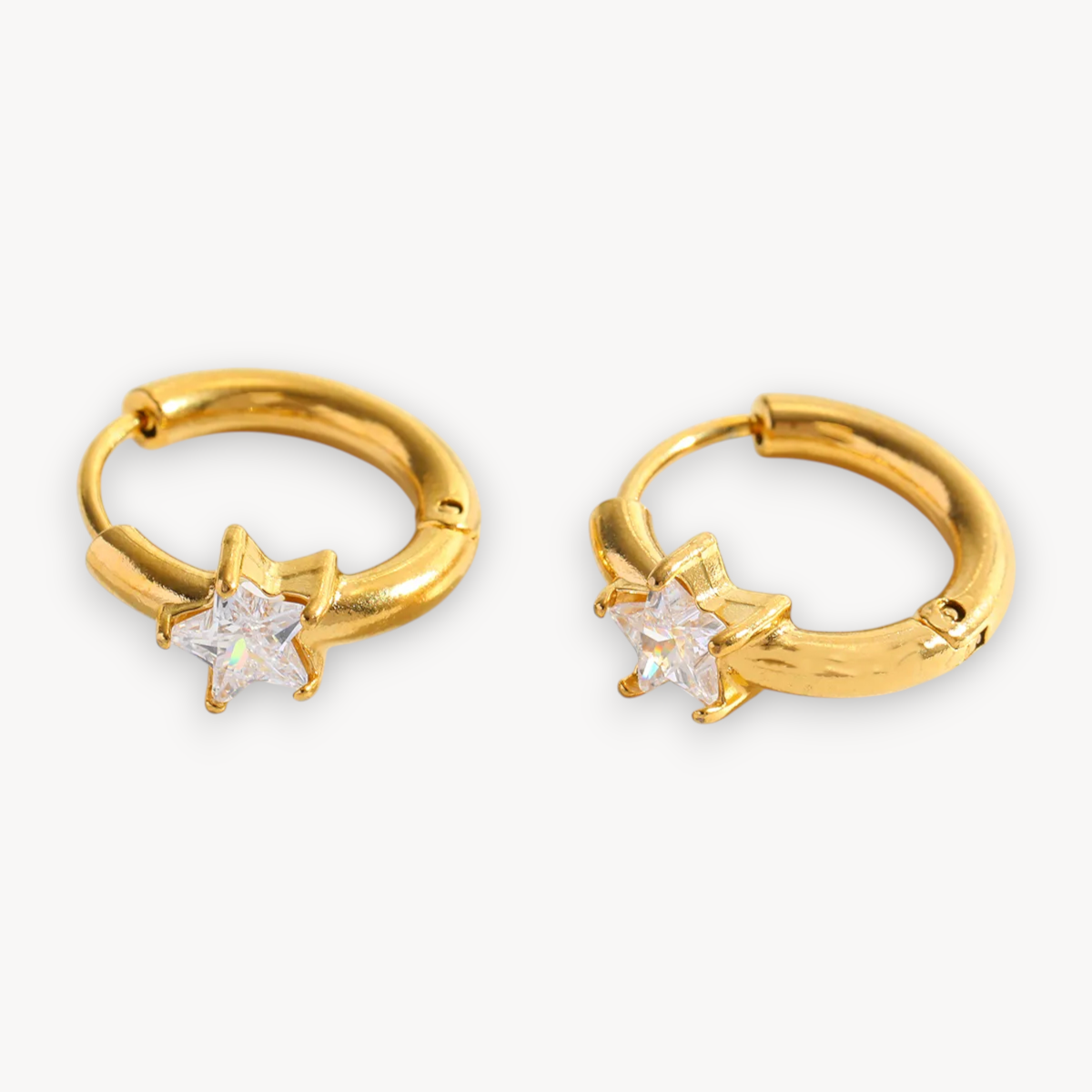 Orecchini Hoop Sparkly Shape