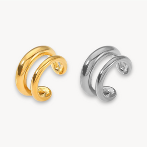Orecchino Cuff Double