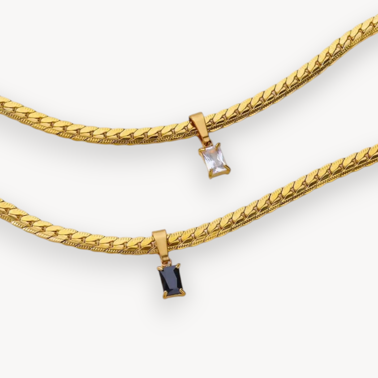 Collana Bold Baguette