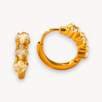 Orecchini Hoop Crystal