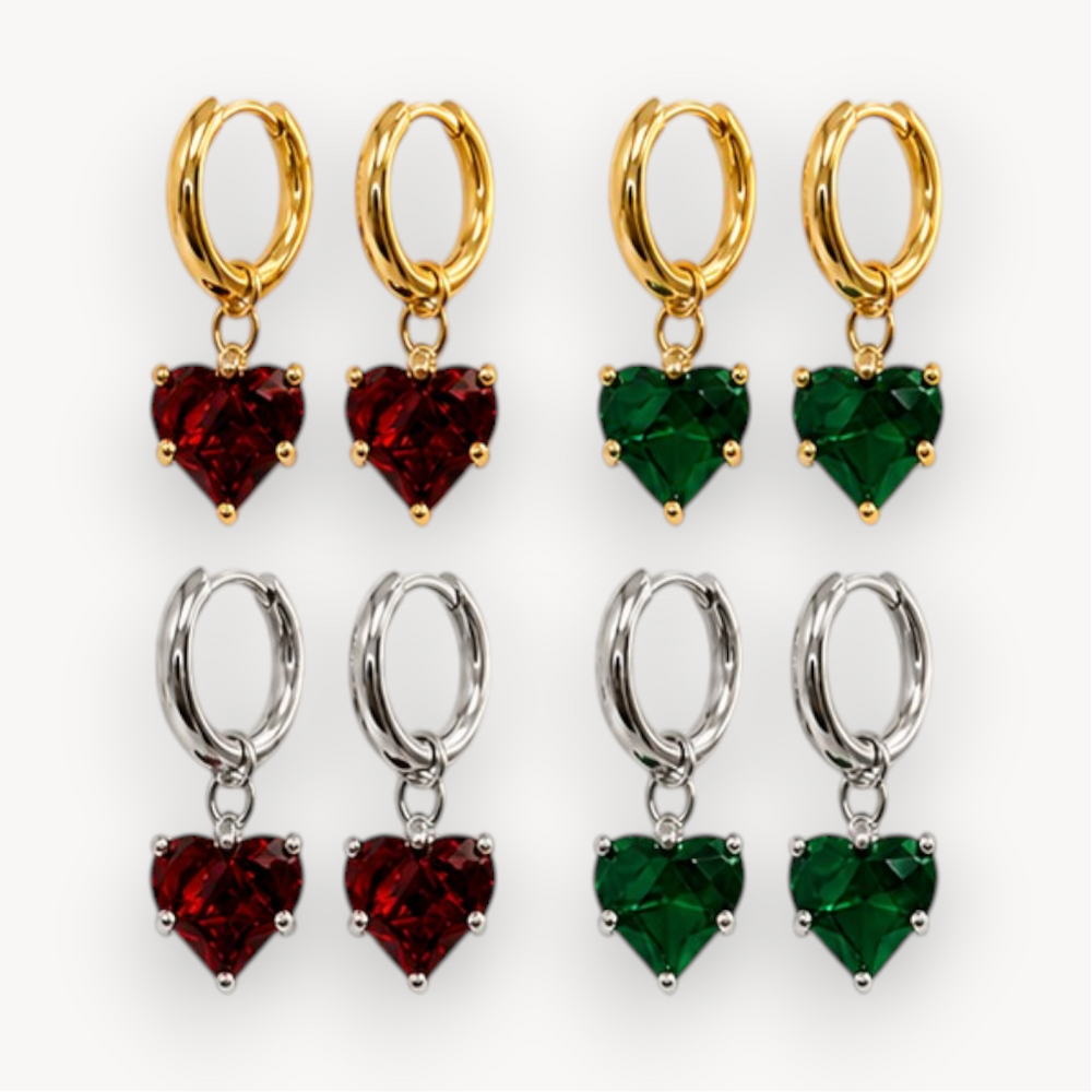 Orecchini Hoop Frozen Heart