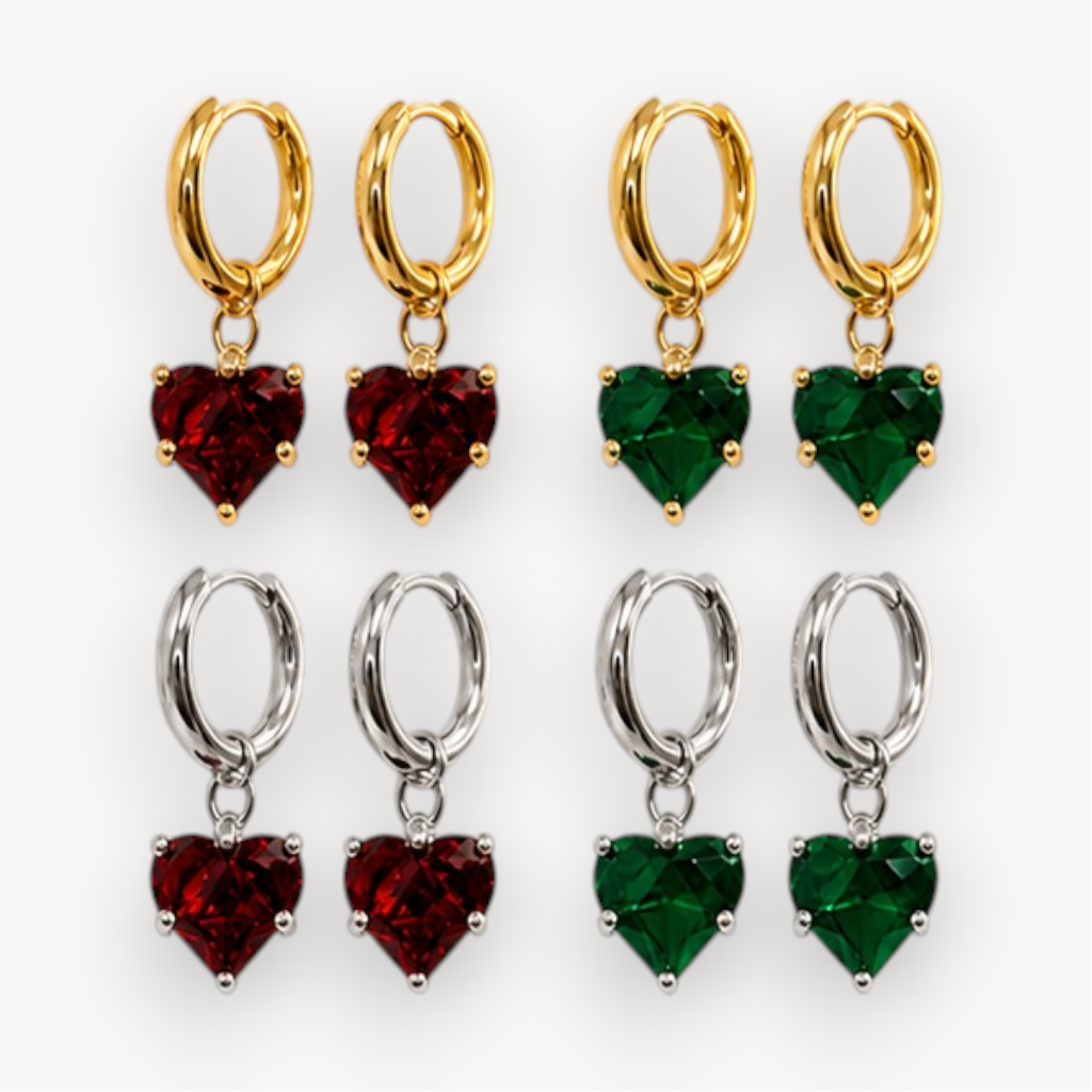 Orecchini Hoop Frozen Heart