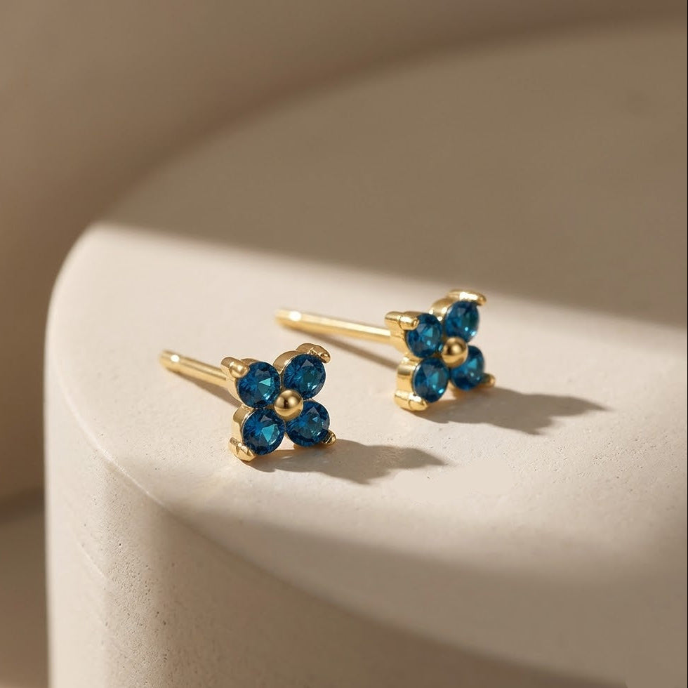 Orecchini Tiny Bloom Crystal